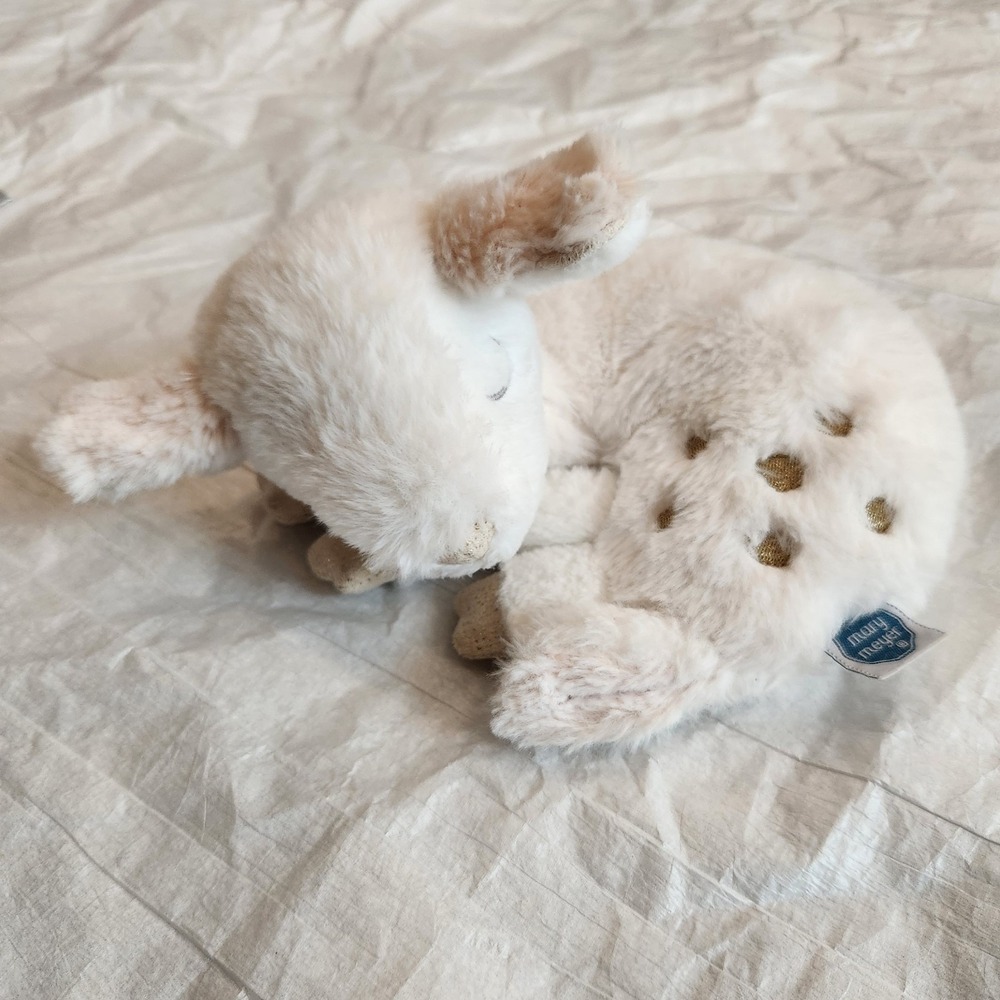 Mary Meyer Putty Nursery Lamb Plush Cream Gold Stars Shimmer 11" Stuffed Animal